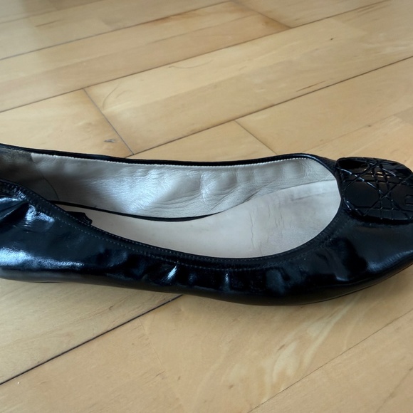 DIOR Patent Leather Black Ballet Flats - Picture 2 of 8